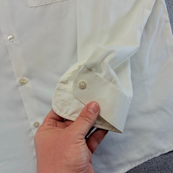 Vintage Klick Mens Western-Style Long-Sleeve Button-Up Shirt White XL Yoke Horse - Picture 12 of 12